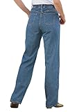 Women's Plus Size Jean, Elastic Back Waist, 5-Pocket Styling