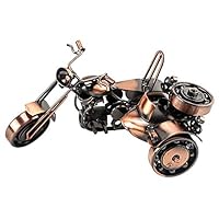 BPFQAH Motorcycle Model Hand-Welded Stainless Steel Iron Crafts Home Decoration,L