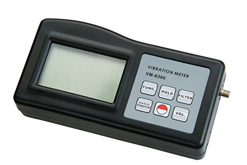 Landtek VM-6360 Digital Vibration Meter Tester Vibrometer Gauge with RS232 Cable VM-6360 - Thumbnail 3