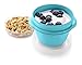 Rubbermaid TakeAlongs On-The-Go 2 Cup Twist & Seal Food Storage Container with Tray Insert, Blue, 2 Pack