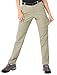MIER Women's Quick Dry Convertible Cargo Pants Lightweight Stretchy Hiking Pants, 5 Zipper Pockets, Water-Resistant