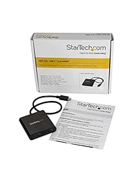 StarTech DisplayPort a DisplayPort Multi Monitor Splitter Negro