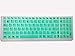 Keyboard Cover for ASUS 15.6 Inch F555LA F555UA F556UA GL552VW K501UX K501UW Laptop And Many More, Vine Voice Reviewed, Silicon Skin 15.6 Must Have Covers laptop By Casiii ( Turquoise Blue)