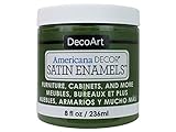 DecoArt DECADSA-36.10 Decor Satin Enamels Wdld GRN Americana Decor Satin Enamels 8oz Wdld GRN