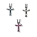 Sport Horseshoe Nail Cross Necklaces - You Pick Colors!