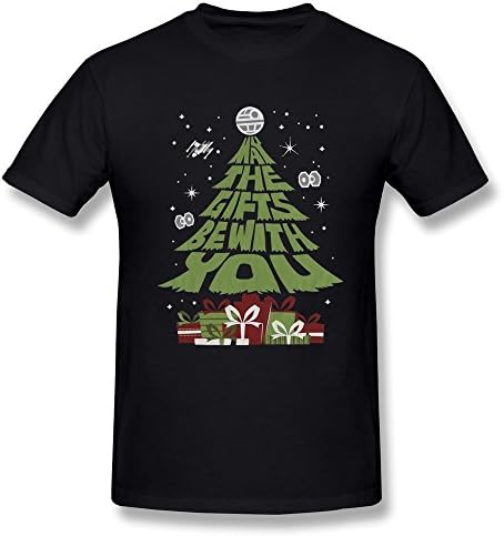 Jahei Custom Star Wars Merry Christmas Men's Tshirt Black M
