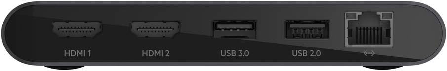 Belkin Thunderbolt 3 Dock Mini W/ Thunderbolt 3 Cable (Thunderbolt Dock for MacOS and Windows USB-C Laptops, Dual 4K @60Hz, 40Gbps Transfer Speeds): Computers & Accessories