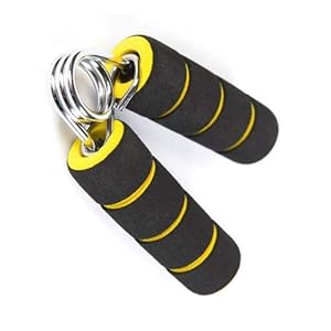 CASHWIN Double Foam Anti-Skid Hand Gripper Forearm Exerciser Strength Trainers (Color May Very) Pack of 1