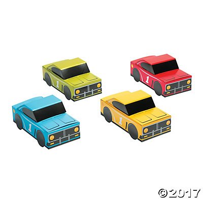 Race Car Treat Boxes - 12 ct