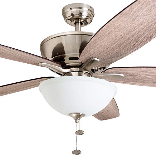 Prominence Home 5102901 Room Ceiling Fan, 60", Brushed Nickel Pricepulse