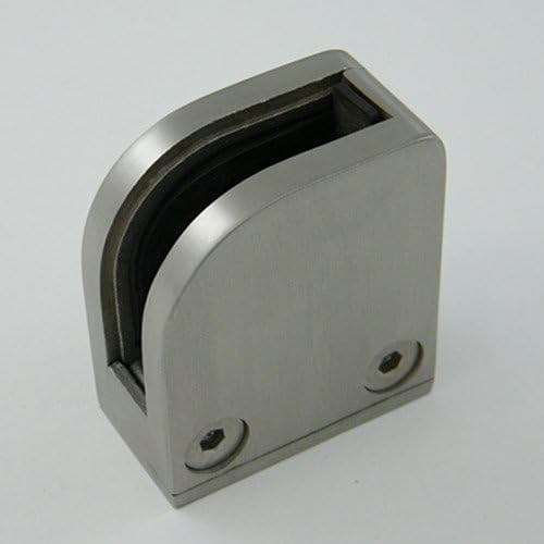 Handrail Balustrade Glass Clamp Corner Marine 316 SS Right H