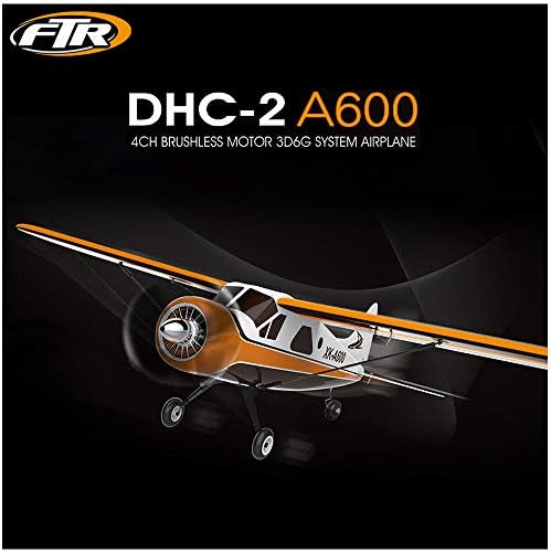 Remote Control Plane | 3D6G System Radio Control Airplane Durable EPP (4-CH 2.4GHz Transmitter Included)| 6-Axis Gyro RC Aircraf Easy to Fly for Beginner (1PC Brow RC Airplane)