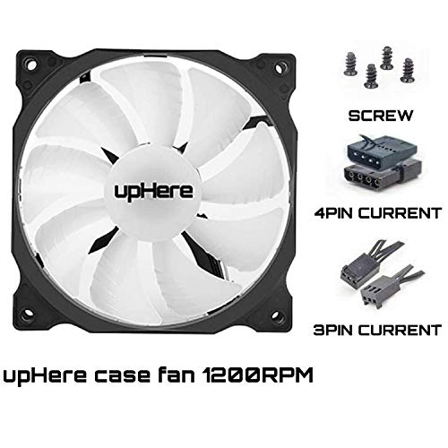 upHere-120mm-Ventilador-para-ordenador-15LED-Ventilador-de-caja-Ventilador-de-PC-Silencioso-3-Pack-rojo15R3-3