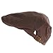 Men's Cotton Solid Flat Golf Ivy Driving Cabby Cap Hat White Adjustable