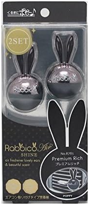 Rabbico Rabbit Air Shine Car Vent Clip Air Freshener 2pcs : Premium Rich