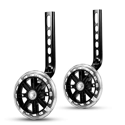 ZOSEN Bike Training Wheels Stronger Bicycle Stabilizers Mounted Kit for Kids Single Speed Bicycle (1 Pair)