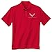 Blue Pointe Men's Corvette C7 Logo Performance Polo Shirt, X-Large, Red
