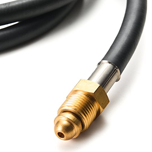 AGPtek Argon CO2 Flow Meter Regulator Hose, Mig Tig, UNF5/8,6.56ft with