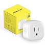 Minoston Z-Wave Plus Outlet Mini Plug in Socket, Z-Wave Hub Required, Built-in Repeater/Range Extender, Work with…