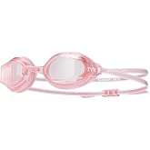 TYR Womens Black Ops 140 EV Goggles - Competition Swim Goggles | Contoured Low-Profile Fit | 140&deg; Peripheral Vision | Durafit Silicone Gaskets | Anti-Fog | 4 Nosebridges | UVA/UVB