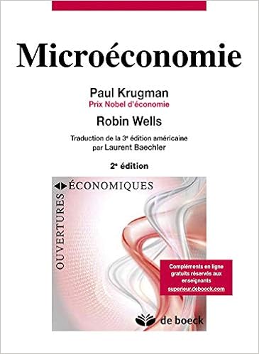 Amazon Fr Microeconomie Krugman Paul R Wells Robin Baechler Laurent Livres
