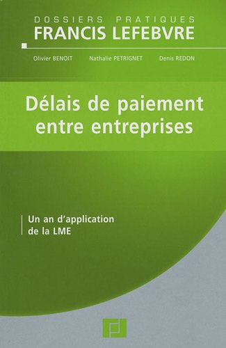 Délais de paiement entre entreprises
