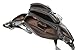 Polare Natural Leather Fanny Pack Waist Bag Black Large