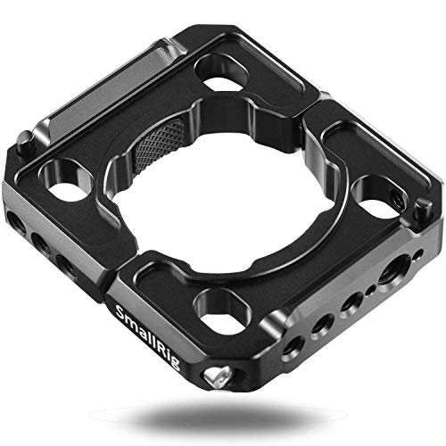 SMALLRIG Rod Clamp Ring Extension Mounting Ring Compatible with DJI Ronin S Gimbal Stabilizer for DSLR Camera w/NATO Rail, 1/4'' Threaded Holes and 3/8'' Locating Holes for ARRI Standard - 2221