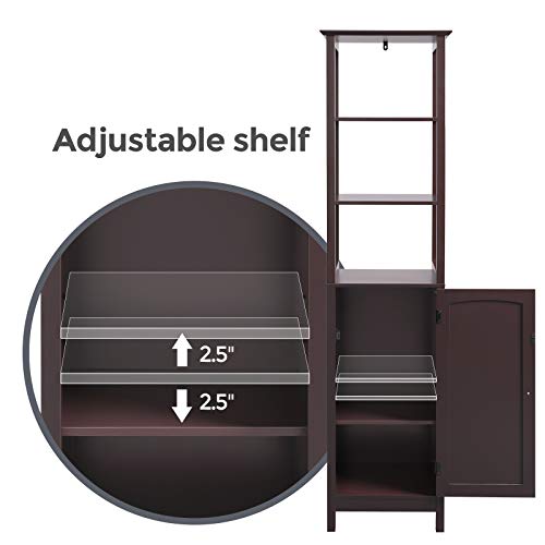 VASAGLE Floor Multifunctional Bathroom Storage with 3