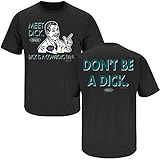 Philadelphia Eagles Fans. Don't Be a Dick. Black T-shirt (S-3X)