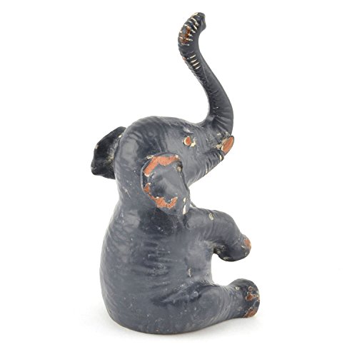 Creative CoOp Pewter Elephant Ring Holder Grey 4" x 2" Holiday Gifts