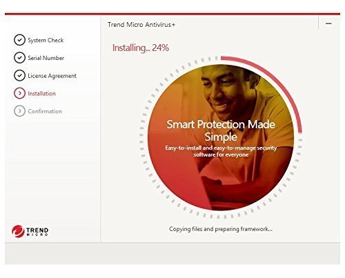 Trend Micro Internet Security | 2018 (3 PC's- 1 Year) Media less- Download