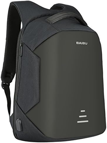 GWELL Unisex Waterproof Backpack 19 Inch Anti Theft Single Strap Shoulder Bag with USB Charging Port