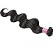 Ali Julia Hair 10A Brazilian Body Wave One Bundle Unprocessed 100% Virgin Human Weave Hair Extensions Natural Black Color 18 Inch
