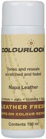 Colourlock Leather Dye 150 ml DIY Repair Leather Colour, dye, restorer for scuffs, damages, small cracks on car seats, sofas, bags, settees and clothing