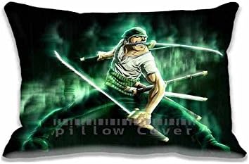 Modern Stylish High Resolution Zoro Throw Pillow Covers - anime manga Bed Cotton Pillowcases