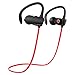 SoundPEATS Wireless Earbuds Sport In-Ear Secure Fit Bluetooth Headphones for Running with Microphone (6 Hours Play Time, Bluetooth 4.1, aptx, Sweatproof) - Q9A Red