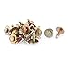 uxcell - a15100800ux0061 20Pcs Bronze Tone Car Metal Screw Body Fender Retainer Clips
