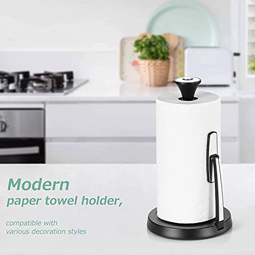 Hystun Standing Paper Towel Holder Tension Arm Paper Towel Holder