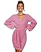 SOLERSUN Women's Casual Wrap Long Sleeve Elegant Bodycon Tie Waist Sweater Pencil Dresses