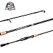 Cadence CR7 Spinning Rod, Fishing Rod with 40 Ton Carbon,Fuji Reel Seat,Durable Stainless Steel Guides with SiC Inserts,Full Assortment of Lengths, Actions for Spinning Reels