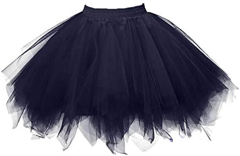 1950s Vintage Tutu Costume Adult Party Dance Tulle Skirt Short