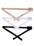 eBoot Strap Converter Extender Low Back Bra Converter, 3 Pieces, 3 Color