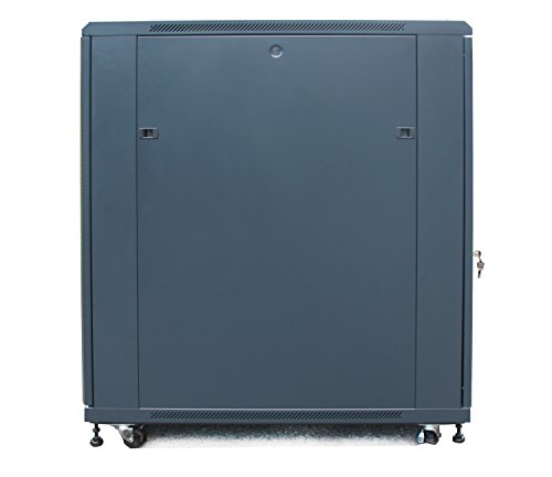 22U 39" Deep 19" IT Free Standing Server Rack Cabinet Enclosure + Bonus Free !!