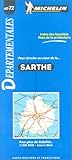 Michelin Sarthe, France Map No. 4072 (Departmental Maps) by