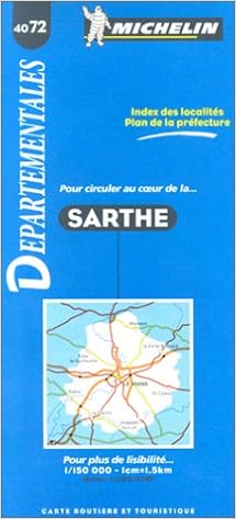 Amazon Fr Carte Routiere Sarthe 4072 1 150000 Carte Michelin Livres