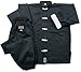 Black with White Frogs Complete Kung Fu Uniform