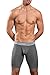 Obviously Naked Boxer Brief 9 inch Leg (Large, Graphite)