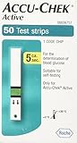 Active Diabetic Test Strips - Box of 50 by Accu Chek