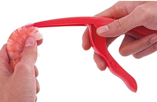 Dkka Shrimp Peeling and Deveining Seafood Shell Prawn Curved Peeler Shrimp Set of 2 DKA053